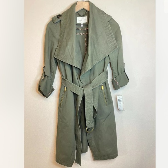 Bcbgeneration Belted Trench Coat - Picture 1 of 9
